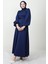 Ronay Tesettür Elbise Lacivert 1