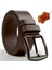2 Adet Erkek 100 % Hakiki Deri Kot Kemer Siyah / Kahverengi 5