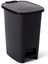 Lüx Serisi Pedallı 25 Litre Çöp Kovası Siyah 1