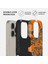 Iphone Uyumlu Burga Çift Tabanlı Dayanıklı Bitter Apricot Desenli Kılıf 2