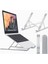 Katlanabilir Laptop – 6 Kademe Yükseklik Ayarlı, Ergonomik Dizüstü Bilgisayar Yükseltici, Kaymaz Silikon Tabanlı, Taşınabilir Laptop Sehpası – Tüm Modellerle Uyumlu 1