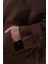 Kadın Oversize Kısa Trençkot 5977 - Kahverengi 5