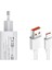 33 Watt USB Hızlı Şarj Başlık + 1m Hızlı Şarj Kablosu Turbo Qualcomm 3.0 Ms-11 Hızlı Şarj Göstergeli (Yerli Üretim) 3