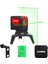 KBL92G 30 Metre Profesyonel Yatay ve Dikey Otomatik Hizalamalı Yeşil Çapraz Çizgi, 2 Noktalı Şakül Distomat + Mini, Kırmızı/siyah 1