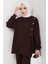 Çıtçıt Detaylı Oysho Ikili Takım 1624 - Acı Kahve 2