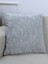 Herringbone Gri Renk Çizgi Desenli 45X45 Kırlent Kılıfı 1