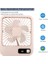 Küçük Masa Vantilatörü, Taşınabilir USB Şarj Edilebilir Fan, 2000 Mah Pil ve LCD Ekranlı Eğimli Katlanır Kişisel Mini Fan, Güçlü Rüzgar, Ultra Sessiz, Ofis, Ev, Kamp Için 5 Hız Modu 2