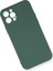 Iphone 12 Pro Max Kılıf Nano Içi Kadife Silikon - Koyu Yeşil 2