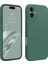 Iphone 16 Kılıf First Silikon - Koyu Yeşil 1