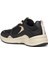 Kadın Siyah D Zarvıa A - Mesh+Pearl.gbk Bağcıklı Kalın Tabanlı Deri Sneaker D55YLA01454C9999 2