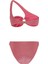 Tokalı Lurex Tek Omuz Pembe Bikini 2