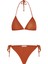 Simli Tarçın Üçgen Bikini Takımı 1