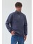 Erkek Oversize Yarım Fermuarlı Içi Polarlı Yumuşak Dokulu %100 Pamuk Sweatshirt 1