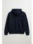 Erkek Fermuarlı Kapüşonlu Cepli Lacivert Sweatshirt 2