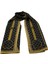 Vual Ipek Şal Monogram Kemer Desen Siyah Gold 3