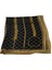 Vual Ipek Şal Monogram Kemer Desen Siyah Gold 5