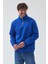 Erkek Oversize Yarım Fermuarlı Içi Polarlı Yumuşak Dokulu %100 Pamuk Sweatshirt 3