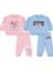 Cute Baskılı 2'li Set 6-18 Ay Takım 1