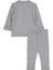 Omuzdan Düğmeli 3-12 Ay Takım - Gri 12-18 Ay 1