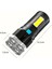 4 Fonksiyonlu Cob LED El Feneri USB Şarjlı Su Geçirmez Lamba Yürüyüş Seyahat Acil Durum Işığı 4