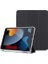 iPad 10.2 Inç (2019/2020/2021) Modellerinin Tümüyle Uyumlu Uyku Modlu, Pencil Kalemlikli, Trifold, Esnek, Mat, Darbeye Tam Dayanıklı Smart Tablet Kılıfı (Siyah) 2