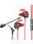 RM-K36 Proud 3,5mm Gaming Kırmızı Kulak Içi Mikrofonlu Kulaklık, Standart 3