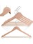 Ahşap Görünümlü Plastik Askısı (5 Adet) - Kaymaz Omuzlu, Şık ve Dayanıklı Giysi Askıları - Askılık, Dolap ve Için ( ) 2