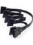 Plus PX-4355 Molex To Sata Kablo, Psu Sata Çoklayıcı, 5 Port Sata Power Çoklayıcı, 60CM Uzunluk 1