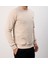 Basıc Bej Bisiklet Yaka Regular Fit Uzun Kol 3