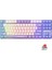 Ajazz AK870 Mc Kablolu Mekanik Oyun Klavyesi Mor Klavye Red Switch 3