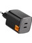 65W Usb-C 2 Port Mini Hızlı Şarj Aleti Pps 2.0 / Isı Düşürücü Gan Iıı Destekli Akım Korumalı Güç & & iPad & Type-C PE2204 - ACH05163 1