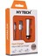 HY-X62 3.4A Hızlı Şarj Micro USB Kablolu 2 USB Metal Araç Şarj Cihazı, Gümüş 2