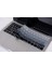 MacBook Klavye Koruyucu Türkçe Q Baskılı Uk-Ters L- Enter Tipi Pro 13INÇ A1708, MacBook A1534 12INÇ Uyumlu, Ultra Ince Hafif Yıkanabilir Klavye Filmi Siyah Gri 3