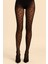 Leopar Siyah Desenli Külotlu Çorap - Leopard Black Patterned Tights 1