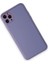 Iphone 11 Pro Max Kılıf Coco Deri Silikon Kapak - Açık Lila 2