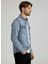 Erkek Gömlek Slim Fit Erkek Yıkamalı Kot Gömlek 7