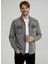 Erkek Gömlek Slim Fit Erkek Yıkamalı Kot Gömlek 6
