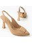 Sptrns Pıert Nude Cilt Topuklu Ayakkabı (Numara: 37) 1
