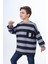 Erkek Çocuk Çizgili Sweatshirt 2