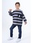 Erkek Çocuk Çizgili Sweatshirt 4