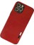 Iphone 12 Pro Max Kılıf Loop Deri Silikon - Kırmızı 3