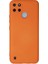 Realme C25Y Kılıf Nano Içi Kadife Silikon - Turuncu 1