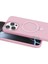 Apple Iphone 16 Pro Max Regal Magsafe Standlı Kapak - Açık Pembe 4