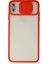 Iphone x Kılıf Palm Buzlu Kamera Sürgülü Silikon - Kırmızı 1