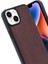 Iphone 15 Kılıf Aras Deri Kapak - Bordo 2