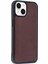 Iphone 15 Kılıf Aras Deri Kapak - Bordo 3