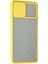 Samsung Galaxy A02 Kılıf Palm Buzlu Kamera Sürgülü Silikon - Sarı 3