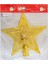 Yılbaşı Çam Ağacı Süsü 15 cm Gold Yıldız Tepelik 2