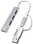 4 Port'lu Bağlantı Istasyonu 2 In 1 Adaptör Multi USB Çoklayıcı Type C USB 3.0 Hub For Mac Book Pro Air Otg USB 3.0 Adapter Type-C Çevirici USB Hub 3