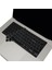 MacBook Türkçe‑q Klavye Koruyucu | Açık Pembe | Siyah| Şeffaf Silikon Kapak M1/m2/m3 Id Uyumlu – Toz, Dökülme ve Çizilmelere Karşı Koruma Siyah 1